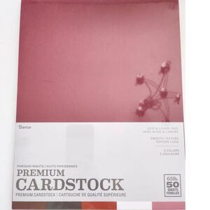 Card Stock 8.5 X 11 NIP 50 Sheets B20
